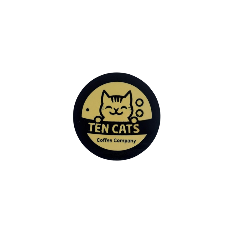 Ten Cats Coffee Company Coaster